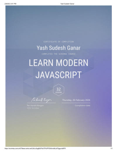 ES6 JavaScript certification preview